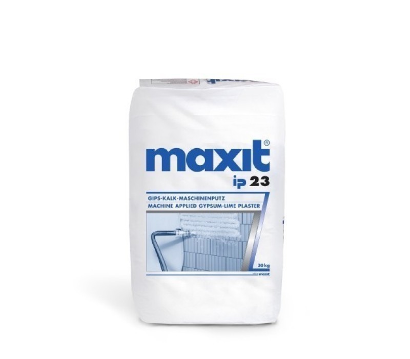 maxit ip 23 - gips-kalk machine pleister voor binnen - 30kg