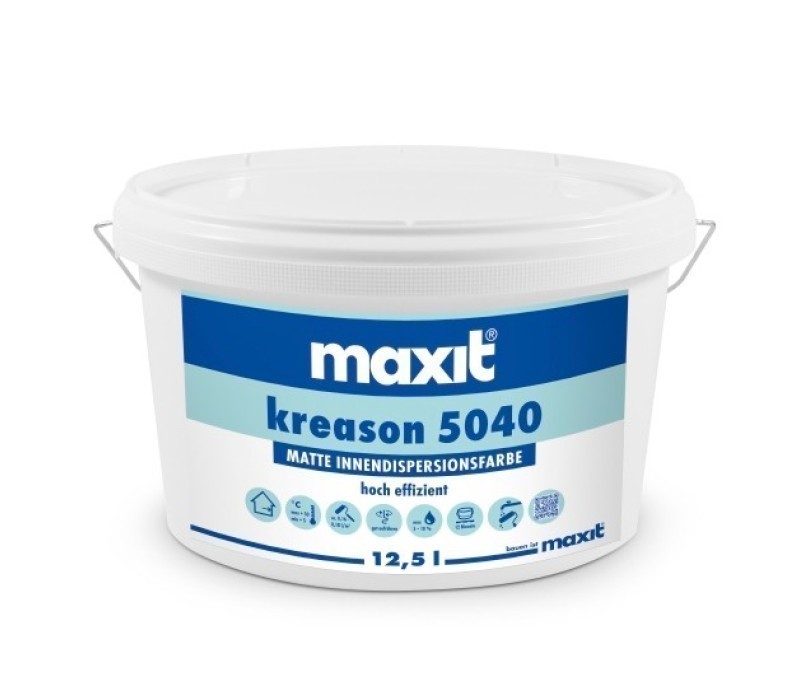 maxit kreason 5040 - Dispersieverf voor binnen, wit - 12,5ltr