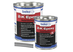 beko 2-K Epoxy (epoxyhars), 1000g - incl. 10 chapeklemmen