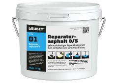 LEUBIT® Reparatieasfalt 0/5 - 25kg