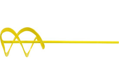 Spiraalroerder WK geel, zeshoekig, d=85mm